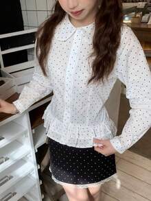 Women Blouses & Shirts - White - View 2