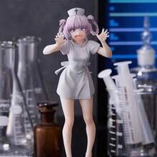 1 mô hình y tá ma cà rồng phong cách anime bằng nhựa PVC để bàn - Màu trắng, đồ sưu tầm, với đôi mắt biểu cảm, trang trí gothic dễ thương, phù hợp cho phòng chơi game và người hâm mộ anime, tượng sống động (màu tóc ngẫu nhiên) - Nhiều màu - Xem 4