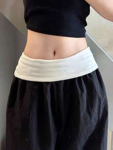 1 pieza Nuevo Pañuelo de Cadera de Danza Jazz Estilo Callejero YK2, Accesorio de Cintura Ajustado con Estampado de Lunares de Marca de Ropa Urbana, Cinturón Elástico Plegable de Reemplazo, Faja de Danza del Vientre, Mini Falda Sexy, Adecuado para Actuaciones en Escenario, Uso Diario, Discoteca, Fiesta, Vestido de Noche - Multicolor - Ver 2