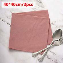 2/6/12/270pcs Modern Minimalist Solid Color Napkins, Washable And Reusable, Suitable For Weddings, Banquets, Hotels, Restaurants, Kitchens, Dining Tables, Home Decor - Multicolor - View 38