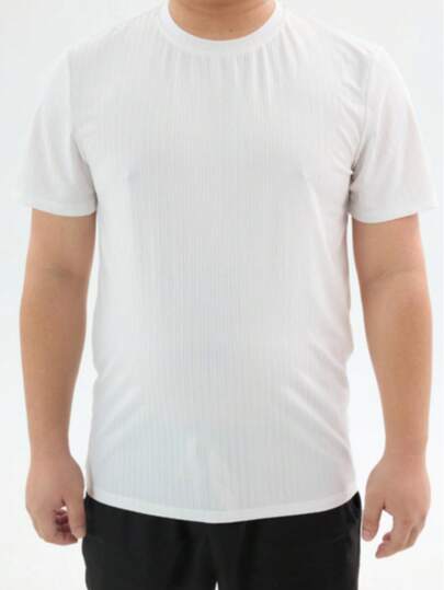  Camiseta de manga corta con diseño retro americano a rayas para hombres GRDR