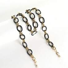 1pc Ladies' Fashion Acrylic Glasses Chain - Adjustable, Non Slip Fashion Glasses Chain And Reading Glasses Hanging Rope, Fashionable Shiny Hippie Style Accessories - Multicolor - View 6