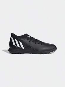Adidas 儿童运动鞋，儿童足球鞋，带钉，舒适，男童运动鞋 GZ2895 - 黑色/白色 - 查看 1