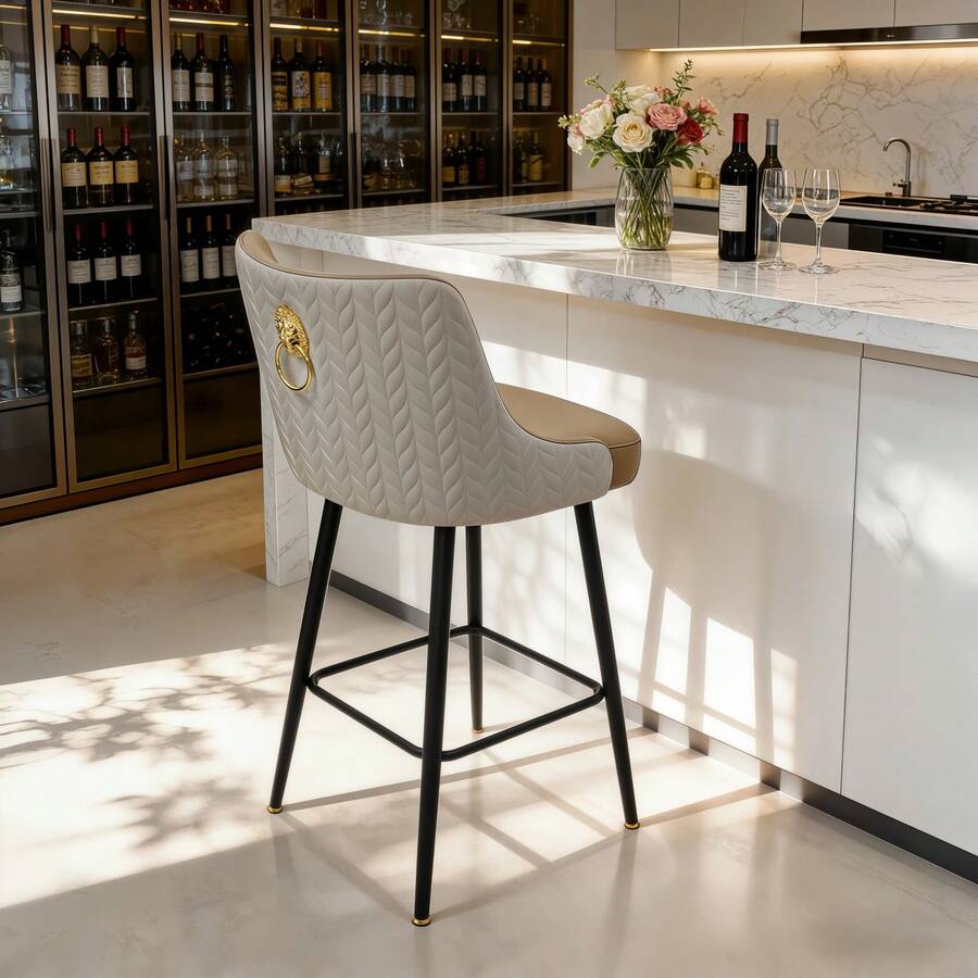 Barstools - Beige - View 1