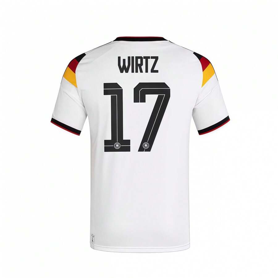 Germany National Team 2025 Home Florian Wirtz # 17 Soccer Jersey, Authentic Replica Football Shirt - default - 查看 1