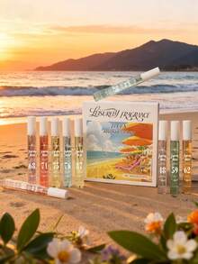 Bộ 10/5/1 chai xịt nước hoa Brazil 10ml, hộp quà tặng, với các nốt hương của mận, vani, gỗ, gỗ đàn hương, hoa violet, hạt dẻ cười, caramel mặn, hoa nhài và nhiều hơn nữa. Hương thơm hoa cỏ gỗ lâu dài, thích hợp cho trong nhà, văn phòng, ngoài trời, hẹn hò và các dịp khác. Lý tưởng cho Giáng sinh, Năm mới, Ngày lễ tình nhân và các ngày lễ khác. - Nhiều mùi hương - Xem 19