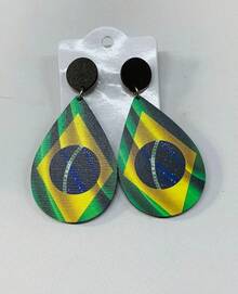 Brazil World Cup Earrings - 耳環 28 - 查看 2