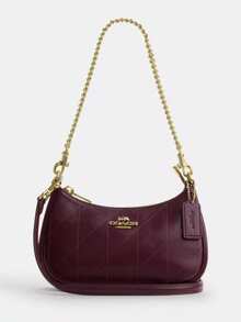Coach Women's Teri Mini Crossbody Bag - Burgundy - View 9
