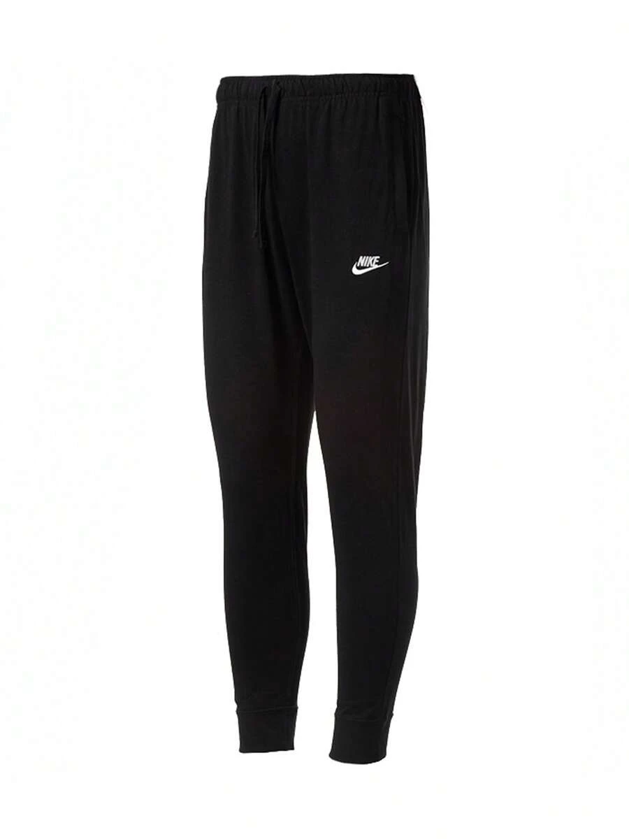 Nike男款褲子2026新款運動休閒簡約基底薄款透氣收腳長褲衛褲BV2763-010 - 黑色 - 查看 1