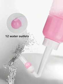 1 Stück Mini Handbidet Sprüher für Persönliches, tragbarer Bidet Sprüher, Reise Bidet mit Handbidet, tragbarer Bidet für Reisen, Hygienepflege Postreiniger, 500ml Fassungsvermögen Wassertank - Mehrfarbig - Übersicht 8