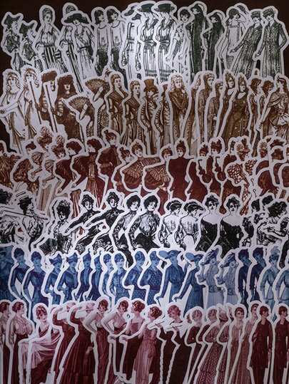 Bộ 45 món đồ trang trí theo phong cách thời trang cổ điển, bộ đồ trang trí đa chất liệu chủ đề thời trang cổ điển dùng cho sổ lưu niệm, tiện dụng cho văn phòng phẩm và học sinh, 6 kiểu dáng để lựa chọn, thích hợp cho mùa tựu trường.