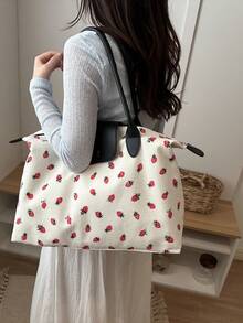 New Fashion High Capacity Casual High-End Quality Chic Unique Versatile Shoulder Handbag - Multicolor - View 7