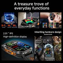 KENPANG 2026 New GPS Smart Watch, Bluetooth Call, IP68 Waterproof, 2.01" HD Screen, 100+ Sports Modes, Health Monitoring, Suitable For Android & IOS, For Men & Women, Running, Cycling, Hiking, Fitness - View 11