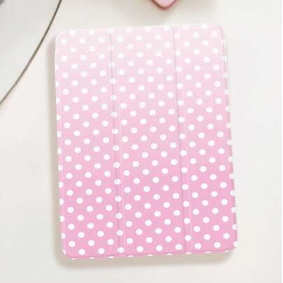 1 chiếc ốp bảo vệ máy tính bảng họa tiết chấm bi, tương thích với Apple 10.2" / Pro 11" 2020/2021, (A16) 11" thế hệ thứ 11 2025, thế hệ thứ 9/10, Apple Air thế hệ thứ 4 10.9", Galaxy Tab S6 Lite 10.4", chống rơi vỡ, có khe cắm bút, hỗ trợ chế độ ngủ/thức, món quà lãng mạn dành cho bạn bè và gia đình.