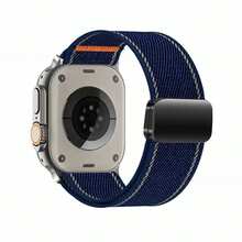 尼龙表带，兼容 49mm、46mm、42mm、45mm、41mm、44mm、40mm 表带，磁吸式表链，适用于 Watch Ultra 11、10、9、8、7、6、5、SE 3 等型号。 - 42/44/45/46/49mm - 查看 16