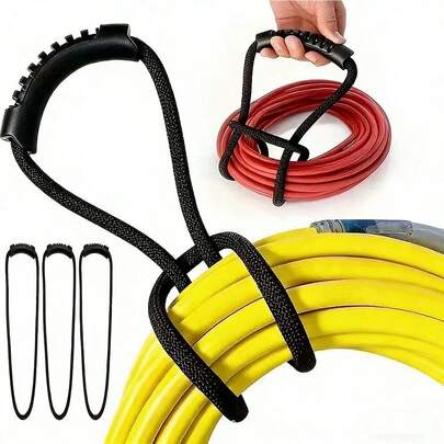 1个/40厘米/60厘米/76厘米电线电缆软管收纳提手尼龙悬挂式整理器重型绑带