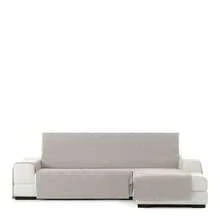 Kiva Standard Right-Facing Chaise Lounge Sofa Cover With Elastic Fit, Various Colors Available - Standard Right-Facing Chaise Lounge Sofa Cover For Backrest, Seat And Arms - 淺灰色 - 查看 3