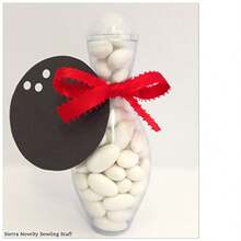 Mini Bowling Pin Candy Container Party Favor 12 Pack - como en la foto - Ver 3
