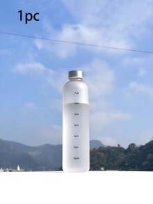 1000毫升带刻度防漏透明塑料运动水壶,大容量健康健身水壶,带刻度,适合户外活动、露营、徒步、骑行、上学、日常使用,运动必备品。 - 彩色 - 查看 16