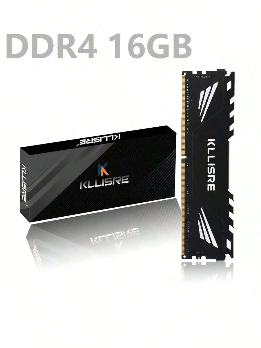 KLLISRE 台式机内存 DDR4 16GB 2666MHz 3200MHz 1.2V CL19 CL22 PC RAM DIMM 带散热片 - 查看 1