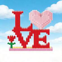 Bộ xếp hình tình yêu ngày Valentine - Bộ xếp hình tình yêu lãng mạn - Đồ chơi xếp hình tình yêu tự làm ngày Valentine - Nhiều màu - Xem 5