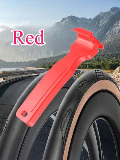 1pc / Essential Tire Removal Tool For Professional Road Bikes. This Tire Lever Is A Must-Have Accessory For Cyclists. It Is A Portable And Necessary Item For Quickly And Easily Repairing Tires On Mountain Bikes.