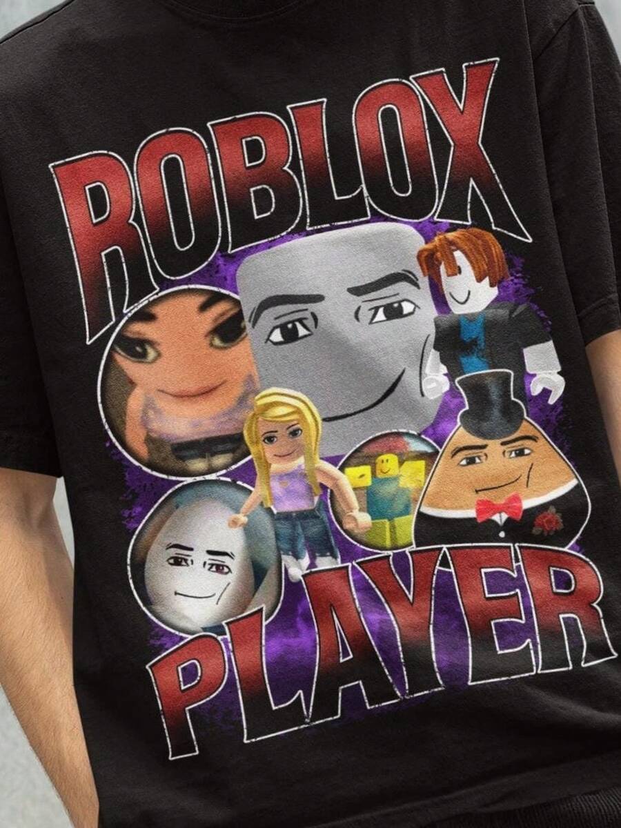 ROBLOXS Player Vintage Retro Unisex T-Shirt ROBLOXS Player Fan Gift ROBLOXS Player Shirt ROBLOXS Shirt ROBLOXS Meme ROBLOXS Meme Tee Mens Clothes,Graphic Tees Men,Boys Clothes,Boy Clothes For Kids,Kids Girls Clothing,Summer Shirts,Tops For Women,Women Clothes,Spring Tops,Black Top,Cute Tops,Going Out Tops Women,Summer Clothes,Summer Tops - màu đen - Xem 1