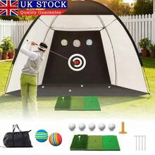 10x7ft Golf Practice Net Golf Hitting Aid Training Driving Chipping Indoor Out - Multicolor - View 1