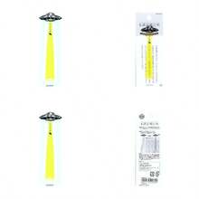 サンスター文具 Sun-Star Stationery しおり ダイカット 未確認飛行栞 イエロー S2536056 - 写真の通り - チェックする 1