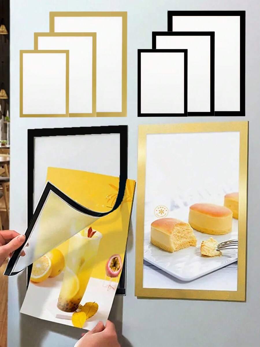 No-Drill & Self-Adhesive Design – Strong Magnetic And Self-Adhesive Backing, Stick Firmly On Smooth Walls, Glass, Tiles And Metal, No Damage To Walls, Easy To Install And Reposition. - Multicolor - View 1