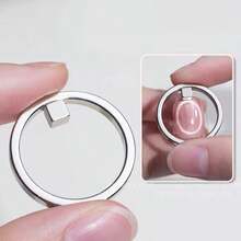 Bộ 3 nam châm rỗng hình mắt mèo bao gồm các vòng đa chức năng, nam châm vuông và tấm sắt hai đầu - Dụng cụ dành cho người làm móng nghiệp dư, không cần kỹ năng để tạo hiệu ứng móng mắt mèo. - Bạc - Xem 2