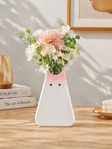 1 chậu hoa hình đuôi mèo hoạt hình dễ thương, thích hợp sử dụng ban công - Chậu cây tối giản - chậu hoa - Xem 5