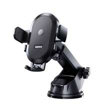 Remax车载手机支架，带吸盘，仪表盘安装，360°旋转，一键锁定，底部支架可调节，中空硅胶垫，适用于4-6.5英寸iPhone和安卓手机，汽车配件，汽车必备品，汽车用品 - 黑色 - 查看 11