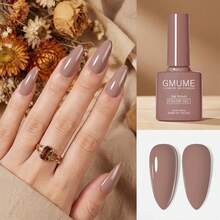 GMUME 7,5ml Esmalte de Gel Fosco Lavanda Cinza, Tom Lavanda, Gel de Unhas UV LED Removível, Cor Consistente com o Frasco, Qualidade de Salão Profissional, Longa Duração, Adequado para Manicure Caseira DIY de Outono/Inverno, Estilo Misterioso e Elegante - Roxo acinzentado - Visão 10