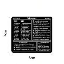 Waterproof Keyboard Shortcut Stickers, Windows/Apple Universal, Word Function Key Reminder Stickers, Applicable For Windows/Apple Computers, Word Universal Keyboard Stickers - Multicolor - View 13