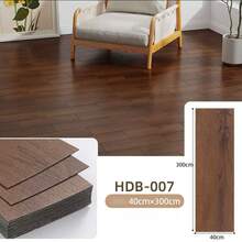 1 Cuộn Giấy Dán Sàn Chống Trượt 3D Vân Gỗ Tối Giản Phong Cách Retro Dày Dày, Giấy Dán Sàn Đa Năng Chống Thấm Nước, Nhựa Vinyl, Có Thể Tháo Gỡ, Miếng Dán Chống Bám Bẩn cho Gạch Nhà Bếp, Dễ Dàng Tạo Không Gian Ấm Cúng Cho Ngôi Nhà, Rất Thích Hợp Để Trang Trí Mặt Bàn, Gạch, Tủ, Bàn Làm Việc, Phù Hợp Cho Nhà Bếp, Phòng Khách, Phòng Ngủ, Tường Trang Trí Nghệ Thuật, Trang Trí Nhà Cửa - A - Xem 9