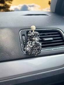 1个黑色水钻香水瓶汽车空调出风口夹，汽车配件 - 香水瓶 - 查看 7