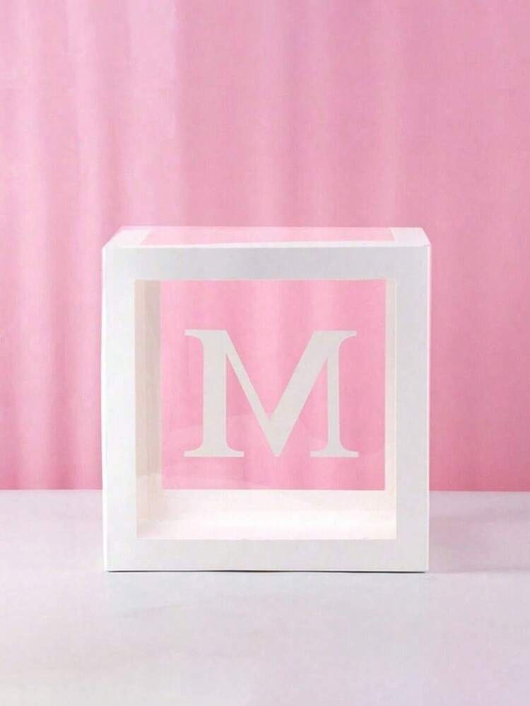 1 Set Interesting DIY Transparent Baby Box, Transparent Paper Balloon Decor Box, A-Z Letter Photo Props Shower Decoration, Cute Rustic 3D Baby Shower Theme Decor, Gifts For Expectant Moms & Dads, Gender Reveal Party Essentials, Reusable Gift Box For Friends & DIY Lovers - Upgraded Version - View 47