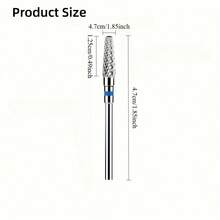 1/5pcs Tungsten Carbide Cone-Shaped Nail Drill Bit - High-Precision Cuticle Remover For Electric Nail File And Cuticle Cleaning Tools - Durable And Long-Lasting - Multicolor - View 2