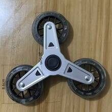 2件裝購物車爬樓輪，黑色透明，耐用不鏽鋼與PU材質，長8.27英吋 - 2PCS - 查看 3