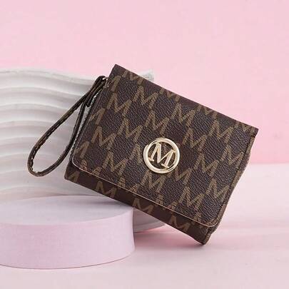 European & American Lychee Texture Minimalist Women Wallet High-Quality Elegant Bifold Card Slots Zipper Coin Purse For Women Wallet Mini Wallet Purse Wallet Small Wallet Cute Wallet Wristlet Wallet