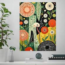1 Kit de Pintura por Números para Adultos y Familias - Arte DIY Fácil para Principiantes con Lienzo Preimpreso, Pinceles y Pinturas Acrílicas - Colorea por Números de Planta Suculenta y Arte Abstracto Floral Retro, Regalo para Fiestas, Hogar - Enmarcado - Ver 2