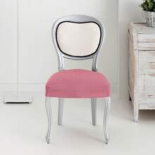 Kiva 2 Universal And Versatile Chair Covers, Various Colors Available – Easy-To-Fit Protective Chair Cover For Backrest, Seat And Arms - Pink - View 5