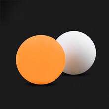 5/10/20/50pcs 40mm Matte Yellow & White Durable PP Material Rust-Proof Table Tennis Balls, Suitable For Adult Practice And Recreation - Multicolor - View 8