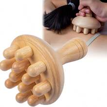 Dụng cụ massage cạo ngón tay bằng gỗ - Giúp giảm cellulite, dẫn lưu bạch huyết, định hình cơ thể và thư giãn đầu, massage thủ công bằng gỗ, thích hợp cho chăm sóc cá nhân/gia đình, quà tặng bất ngờ sinh nhật/kỷ niệm. - Màu be - Xem 5