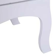 [Old Code:28731413]Country Style Two-Tier Night Table Large Size White - White - View 4