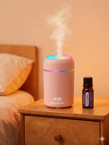 DeepRest Sleep Kit: Pink Humidifier + Lavender Oil (1 Pack) DeepRest Portable Humidifier With Essential Oils: 3-In-1 Aromatherapy Diffuser & Soothing Night Light For Better Sleep - Màu tím - Xem 5