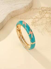 1 chiếc vòng tay hình tia sét phong cách Bohemian 18K thời trang, thích hợp cho bé gái và phụ nữ. - vòng tay họa tiết tia sét - Xem 8