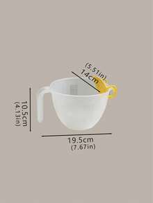 1 pieza/2 piezas Taza de medir con escala en ml, taza multifuncional, bol de mezcla para el hogar, apto para hornear y cocinar, herramienta de cocina esencial, suministros de cocina, accesorios de cocina - Multicolor - Ver 11