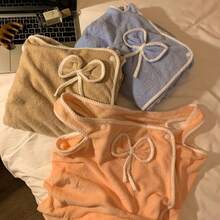 Toalla de baño suave y absorbente con lazo, el compañero perfecto para tu baño y spa - Multicolor - Ver 4